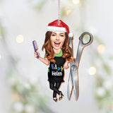 Hair Hustler - Personalized Hairdresser Ornament