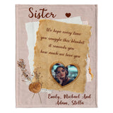Grandma Mama - Gift for grandma, mom, dad, grandpa, aunt, uncle, sister, brother, husband, wife, friend - Personalized Blanket