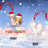 The Perfect Christmas Gift - Personalized Couple Transparent Ornament