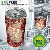 Of All Weird Things - Personalized Couple Tumbler