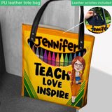 Teach Love Inspire - Personalized Teacher Tote Bag
