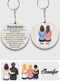 Work Bestie - Personalized Colleague Keychain