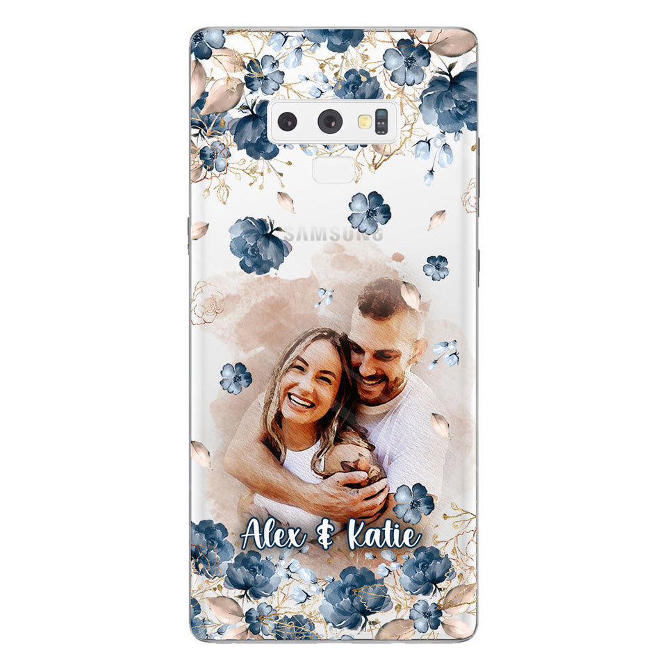 Floral Phone Case - Personalized Clear Phone Case