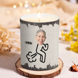 Fart Extinguisher - Gift for dad, grandma, grandpa, mom, uncle, aunt, son, daughter, brother, sister, granddaughter, grandson, husband, wife, boyfriend, girlfriend, friend - Personalized Candle With Wooden Lid