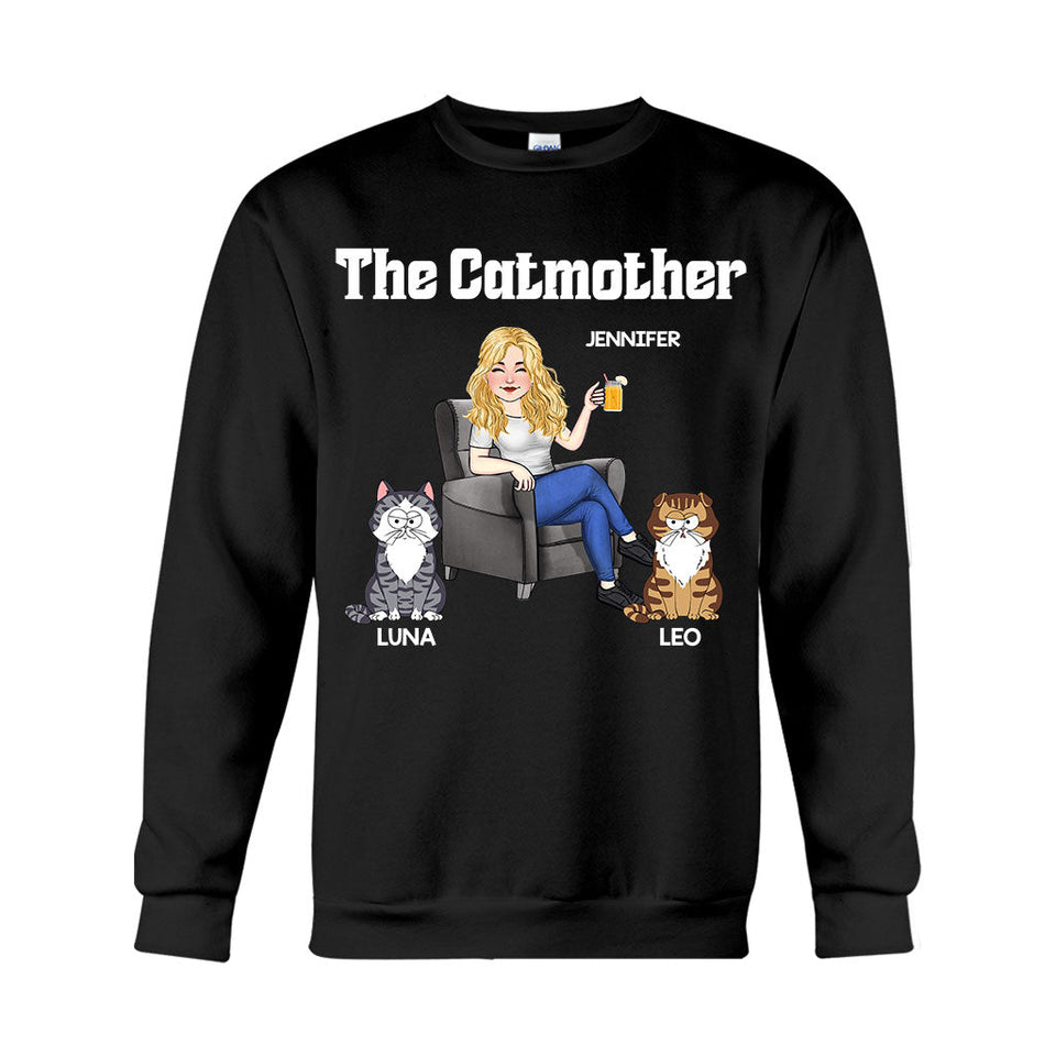 The Catmother - Personalized Cat T-shirt And Hoodie