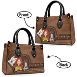 What A Beautiful Thing - Personalized Horse Leather Handbag