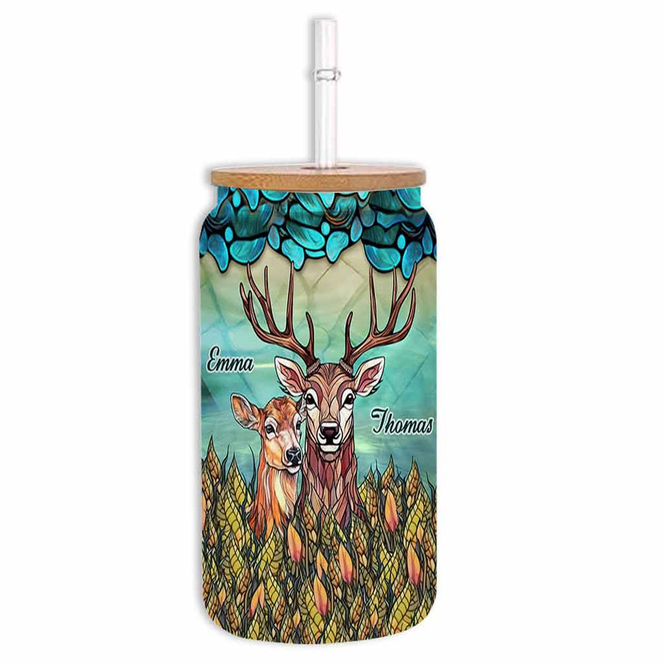You & Me We Got This - Personalized Hunting Can Glass