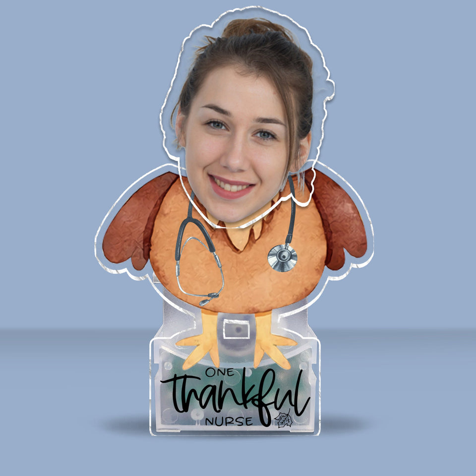 One Thankful Nurse - Personalized Nurse Custom Shaking Head