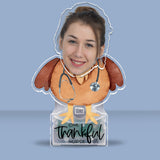 One Thankful Nurse - Personalized Nurse Custom Shaking Head