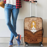 I'm Mostly Peace - Personalized Yoga Luggage Cover