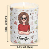 Becoming An Aunt - Personalized Aunt Candle With Wooden Lid