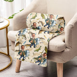 Photo Inserted Funny Fishing - Personalized Fishing Blanket