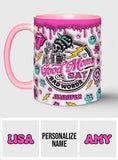 Good Moms Say Bad Words - Gift for mom - Personalized Accent Mug