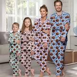 Dog Mom Vibes - Personalized Dog Button Down Pajamas