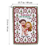 The Only Package I Want For Christmas Is You - Personalized Couple Golf Towel