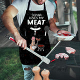 My Wife Loves My Meat - Personalized Couple Apron