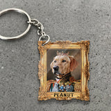 The King - Personalized Dog Keychain