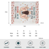 There Is A Party In My Mouth - Personalized Couple Blanket