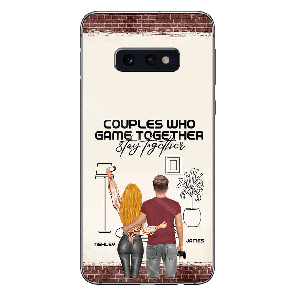 Couples Who Game Together Stay Together - Personalized Video Game Phone Case