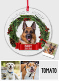 In Loving Memory - Personalized Dog Transparent Ornament