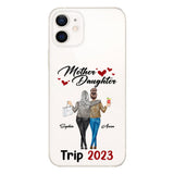 Love Horses - Personalized Mother Clear Phone Case
