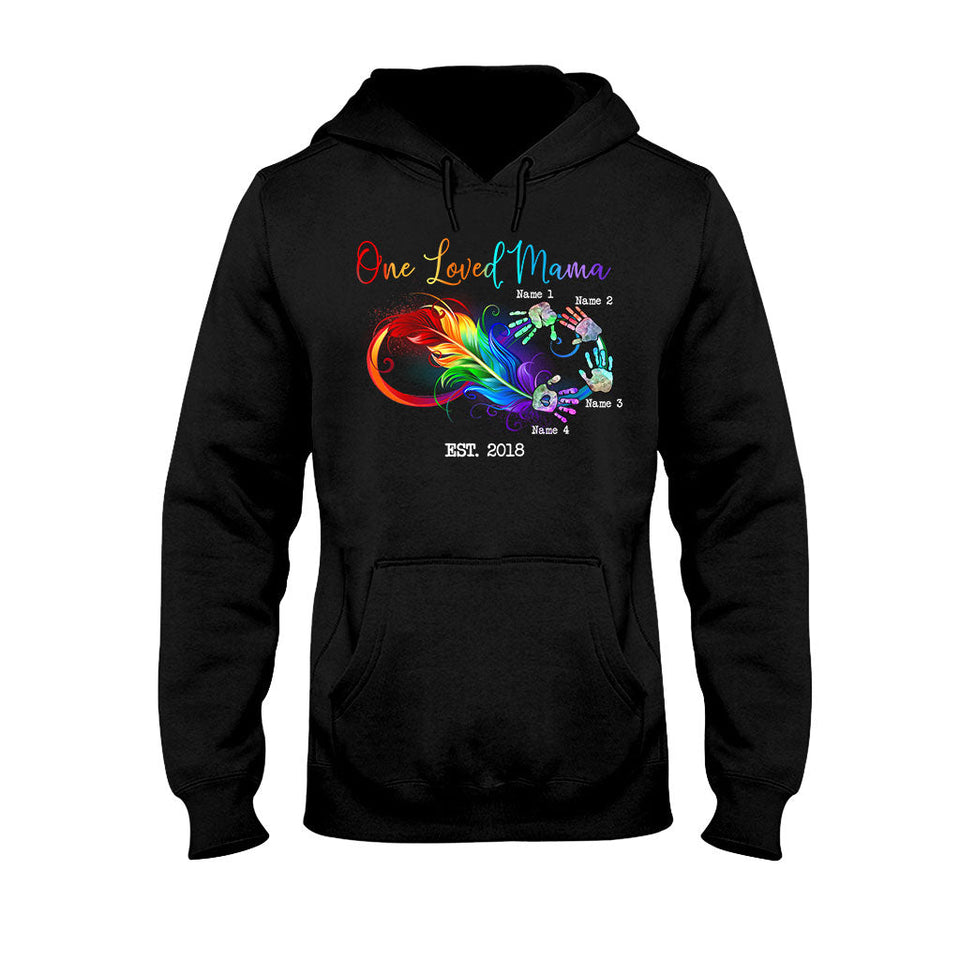 Blessed Mama - Gift for mom, grandma - Personalized T-shirt And Hoodie