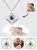 Personalized Couple Together Forever Geometry Photo Projection Charm