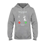 Sorry I Missed Your Call I Was On The Other Line - Personalized Fishing T-shirt And Hoodie
