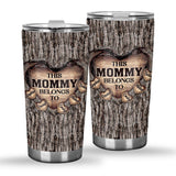 Dad's Heart - Gift for dad, grandma, grandpa, mom, uncle, aunt, brother, sister - Personalized Tumbler