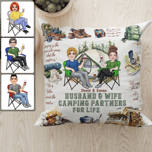 Camping Life - Personalized Camping Throw Pillow