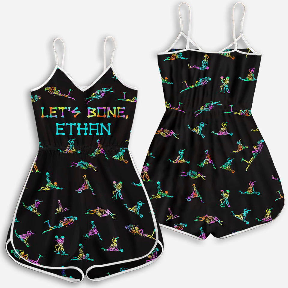 Let's Bone - Personalized Skull Romper