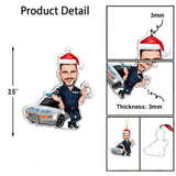 Serve And Protect - Personalized Police Officer Transparent Ornament