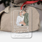 Our Favorite Song - gift for husband, wife - Personalized Transparent Ornament