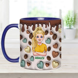 Caffeine Queen - Personalized Coffee Accent Mug