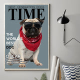 The World's Best Dog - Personalized Dog Canvas And Poster