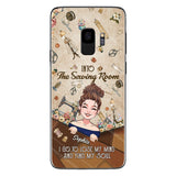And Into The Sewing Room I Go - Personalized Sewing Phone Case