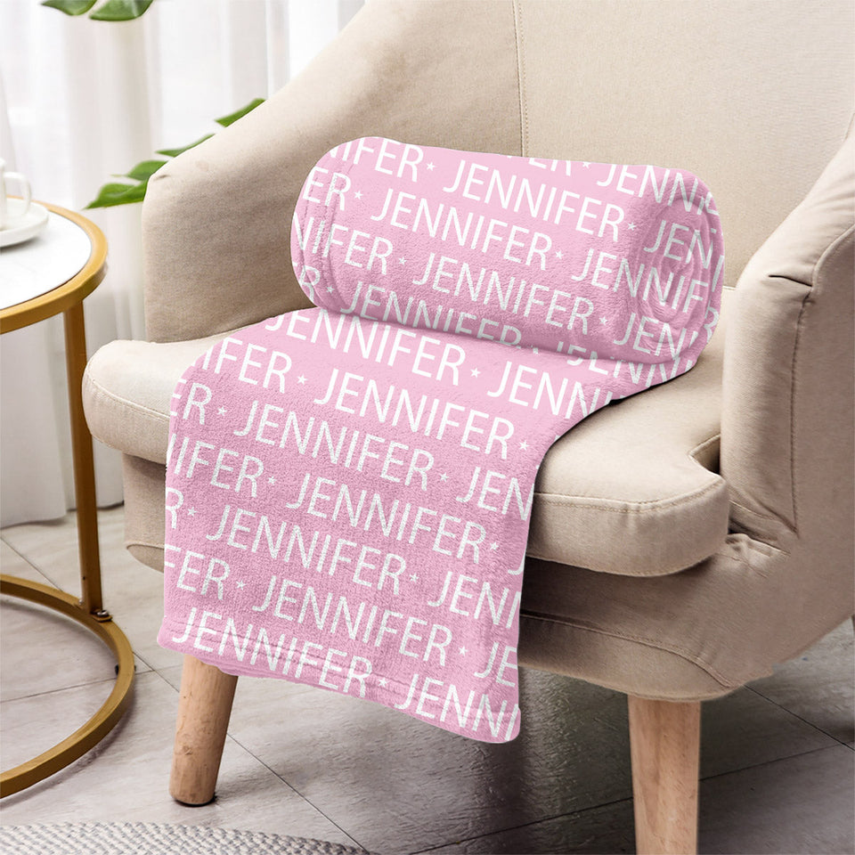 Custom Name Pattern - Personalized Grandma Blanket