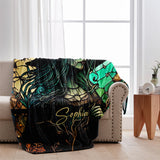 Mysterious Witch - Personalized Witch Blanket