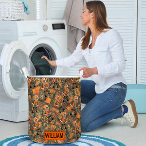 Photo Inserted Hunter - Personalized Hunting Storage Basket