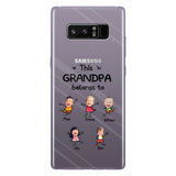 This Grandpa Belongs To - Personalized Grandpa Clear Phone Case