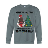 Bend Over I'll Show You Where To Put That Big Tree - Personalized Couple T-shirt And Hoodie