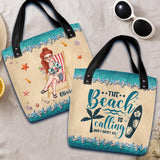 Life Is Better At The Beach - Personalized Sea Lover Tote Bag