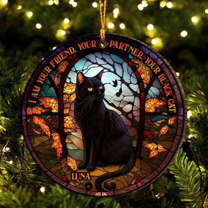 Black Cat - Personalized Black Cat Ornament