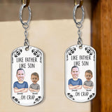 Like Father Like Daughter - Personalized Father Stainless Steel Keychain