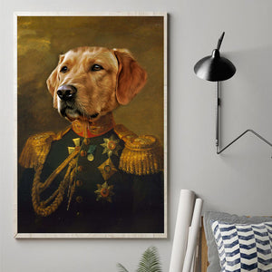 Royal Portrait - Personalized Dog Canvas And Poster