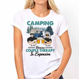 Camping Because Couple Therapy Is Expensive - Personalized T-shirt and Hoodie