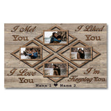 I Met You I Liked You - Personalized Couple Poster