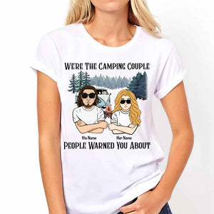 We're The Camping Couple - Personalized T-shirt and Hoodie