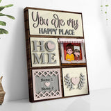 Love Lives Here - Personalized Couple Poster