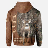 He Keeps Me Safe - Personalized Couple Hunting All Over T-shirt and Hoodie With Leather Pattern Print